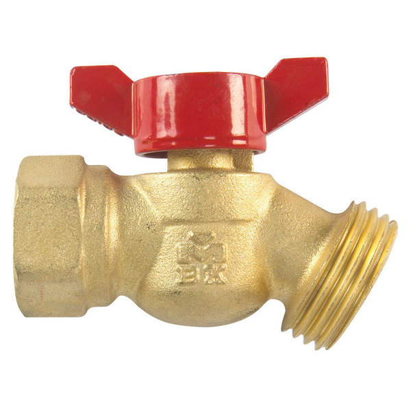 B & K HOSE BIBB BRASS FIP 1/2"" 102-453HN